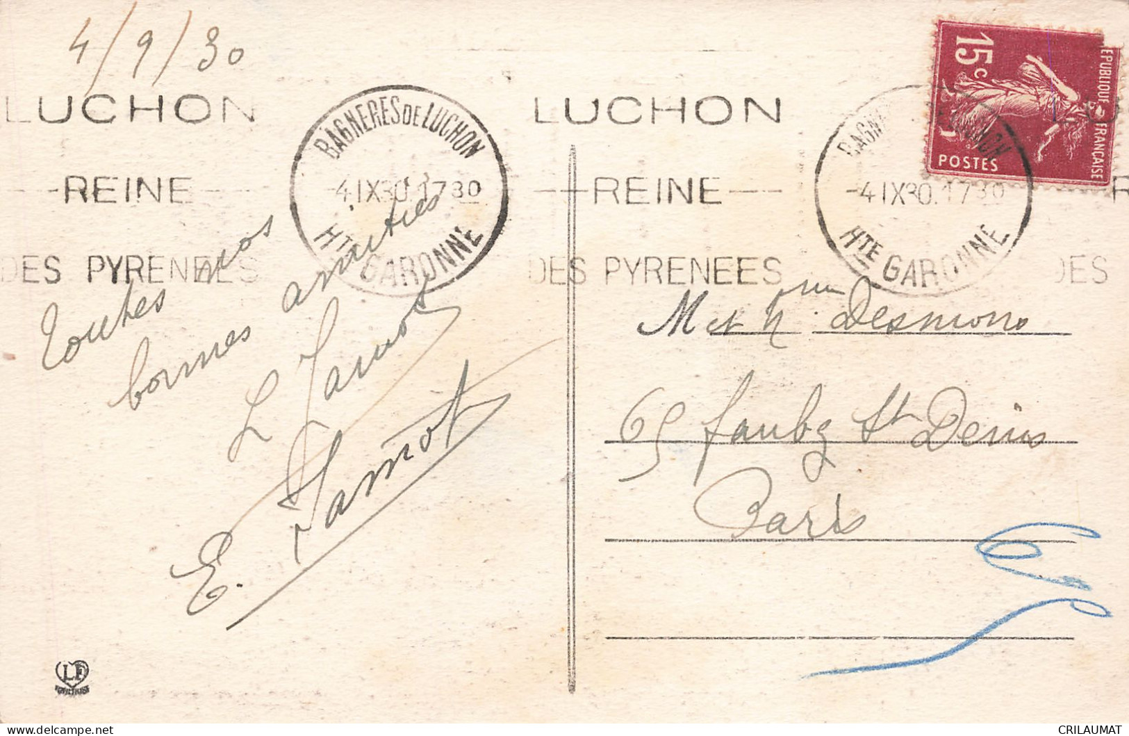 31-LUCHON-N°T5283-C/0285 - Luchon