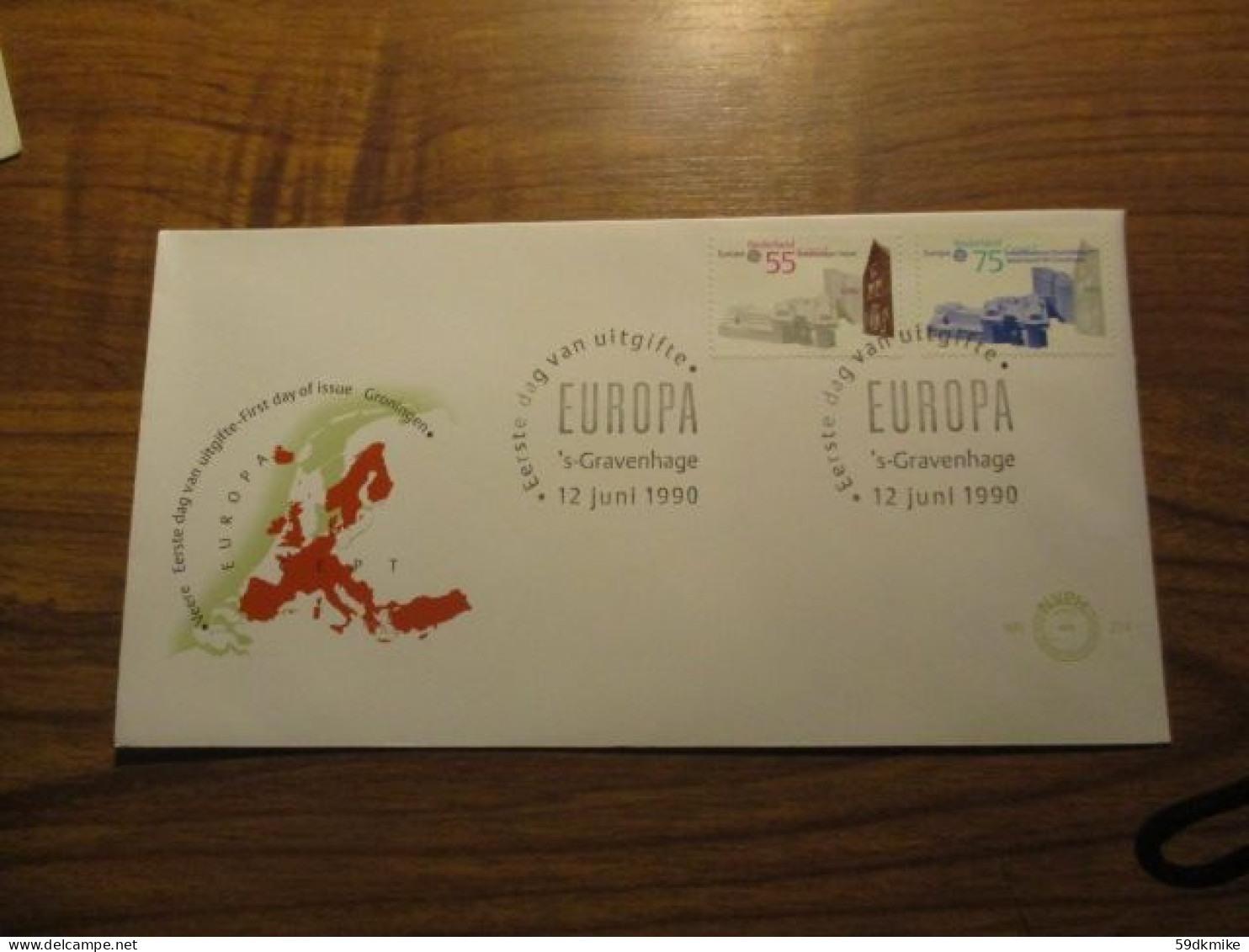 FDC - 1er Jour - Pays-Bas - 1990 - Europa - FDC