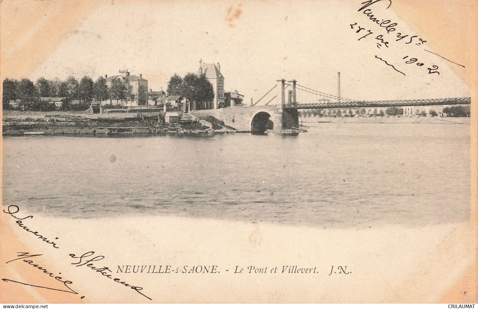 69-NEUVILLE SUR SAONE-N°T5283-C/0143 - Neuville Sur Saone