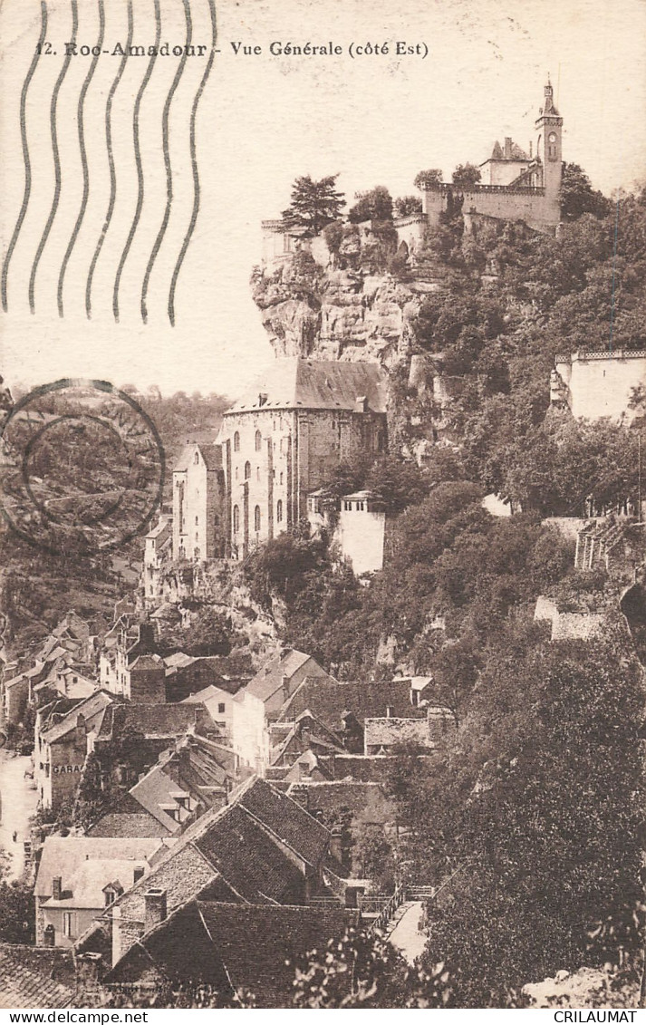 46-ROC AMADOUR-N°T5283-G/0353 - Rocamadour