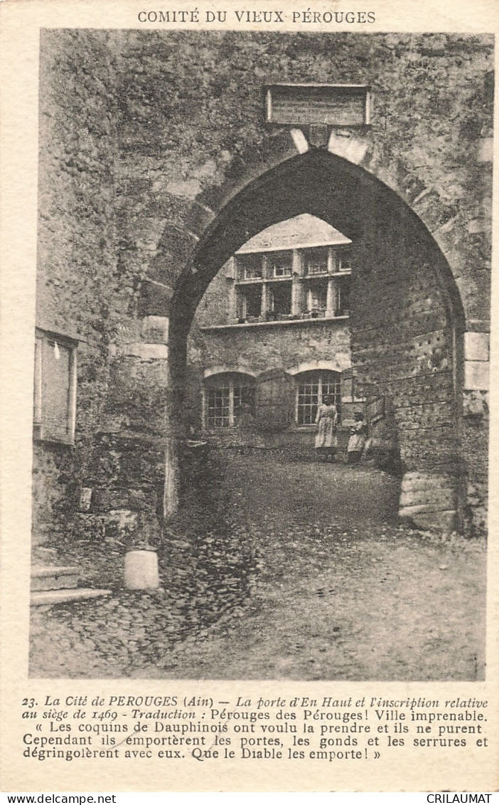 01-PEROUGES-N°T5283-G/0095 - Pérouges