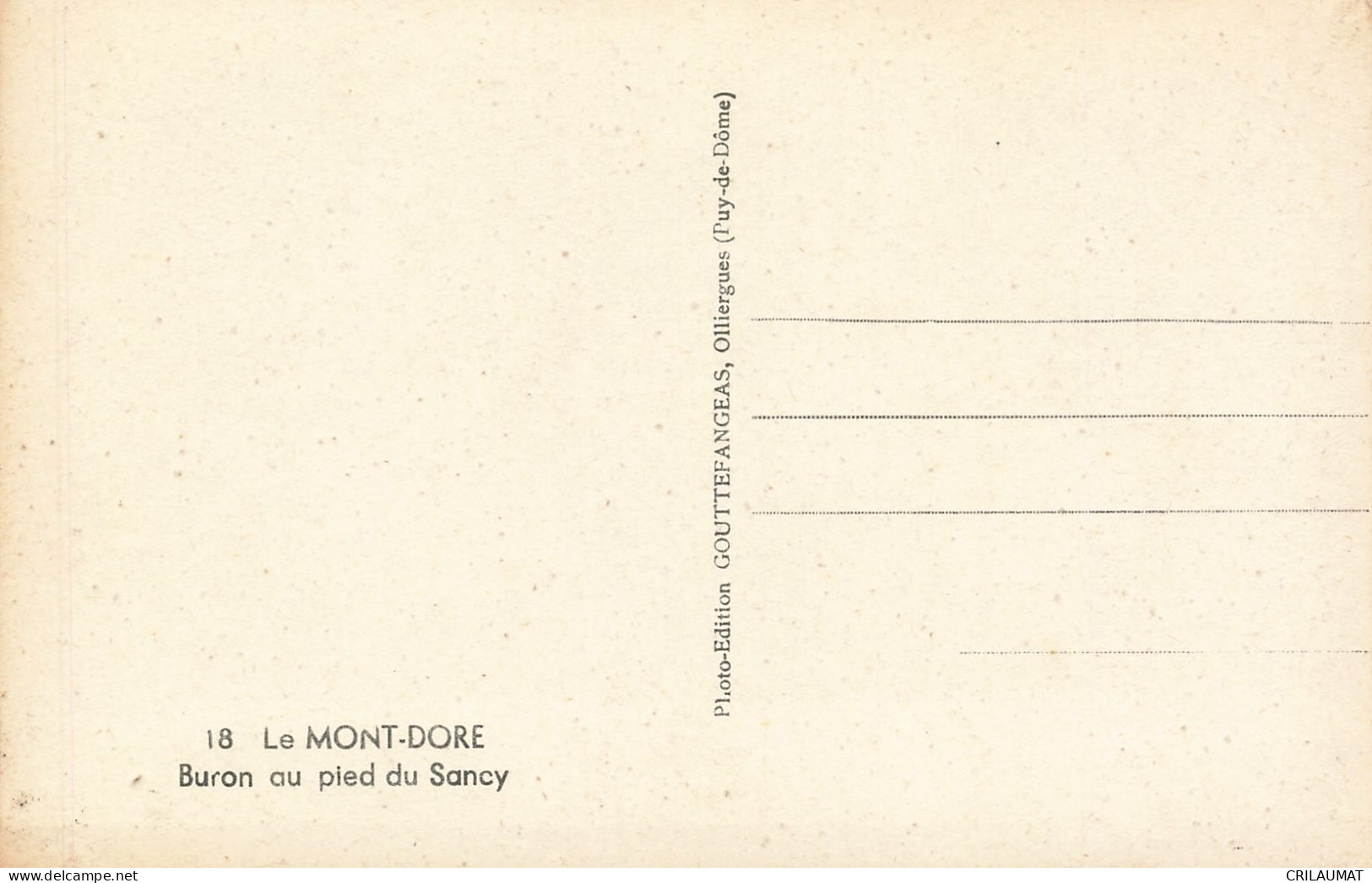 63-LE MONT DORE-N°T5283-F/0341 - Le Mont Dore