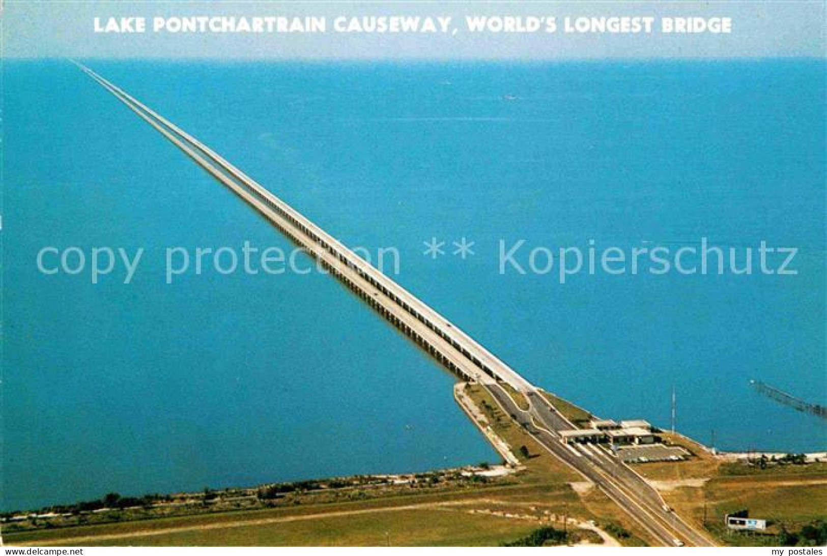 72850619 Causeway Fliegeraufnahme Lake Pontchartrain  Irland - Sonstige & Ohne Zuordnung