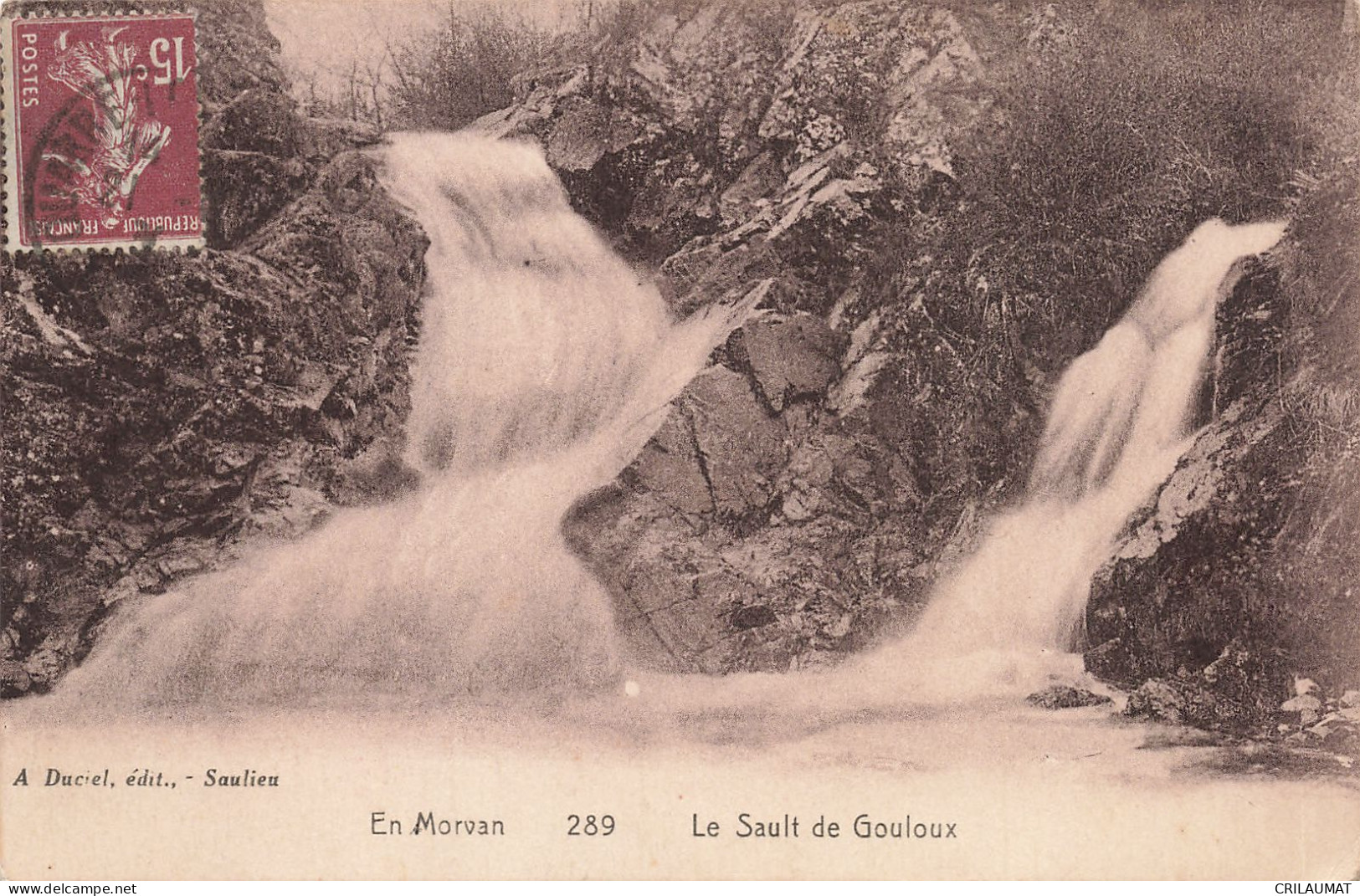 58-LE SAULT DE GOULOUX-N°T5283-F/0085 - Autres & Non Classés