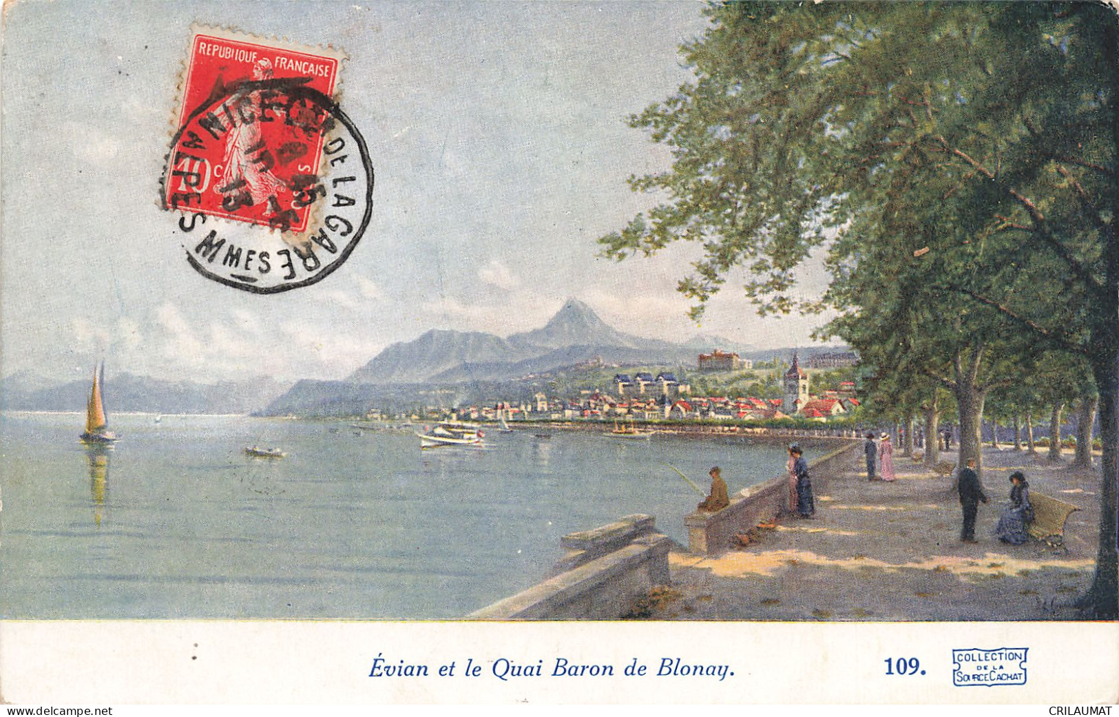 74-EVIAN LES BAINS-N°T5283-E/0357 - Evian-les-Bains