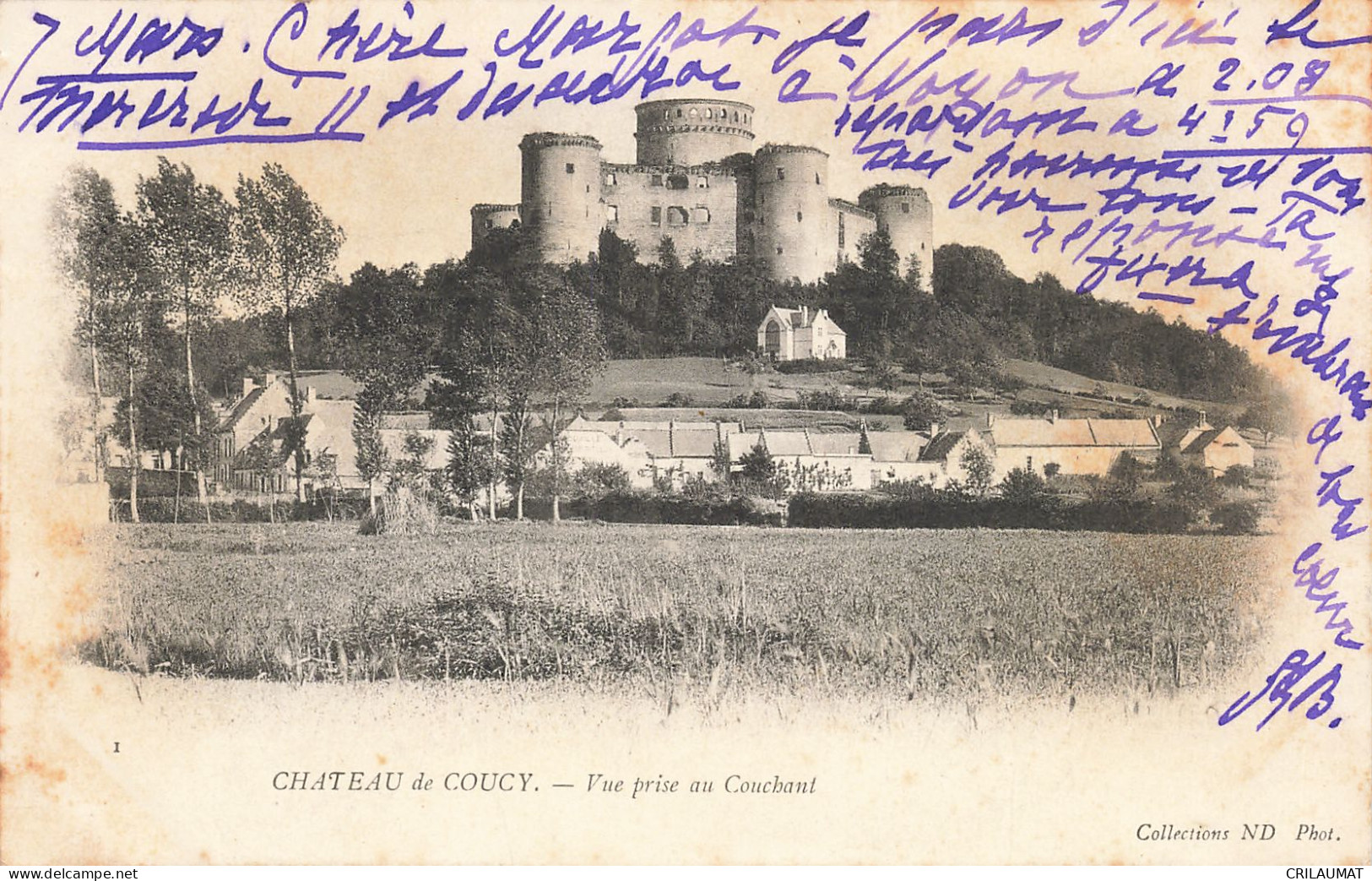 02-CHATEAU DE COUCY-N°T5284-B/0193 - Other & Unclassified