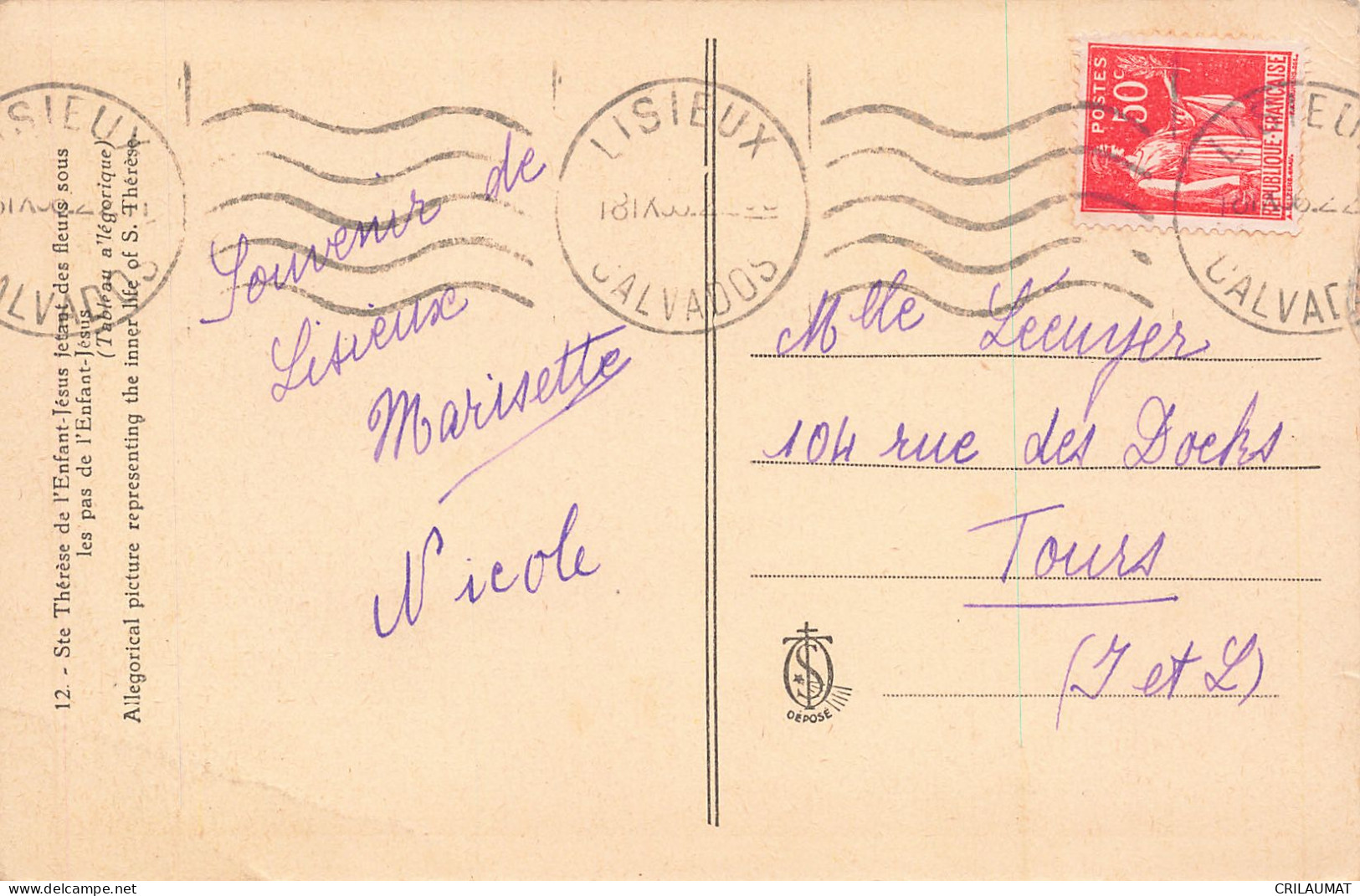 14-LISIEUX-N°T5284-A/0323 - Lisieux