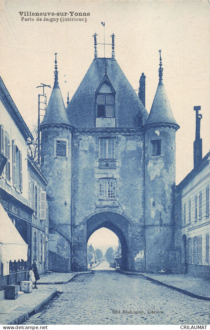 89-VILLENEUVE SUR YONNE-N°T5283-H/0389 - Villeneuve-sur-Yonne