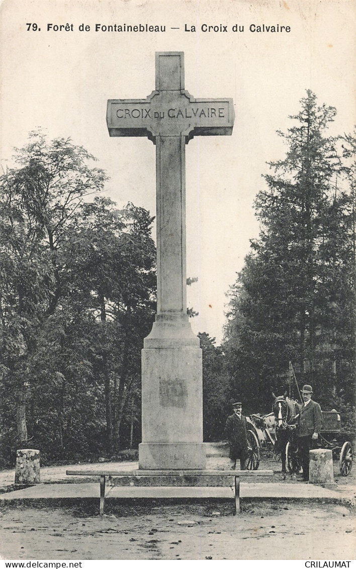 77-FONTAINEBLEAU LA FORET-N°T5283-H/0331 - Fontainebleau