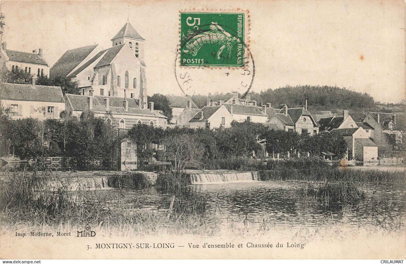 77-MONTIGNY SUR LOING-N°T5284-C/0351 - Other & Unclassified