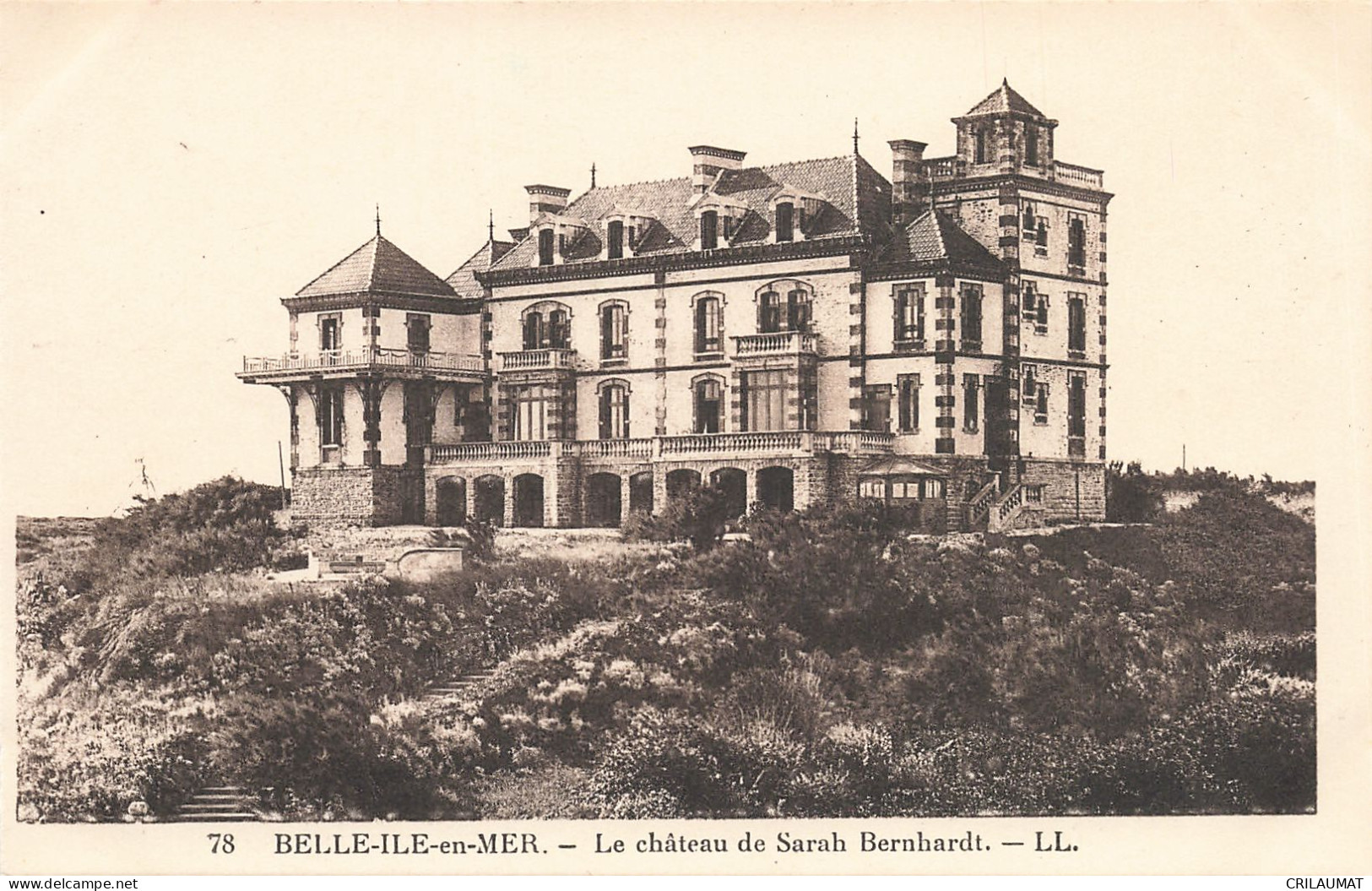 56-BELLE ILE EN MER LE CHATEAU-N°T5284-C/0193 - Belle Ile En Mer