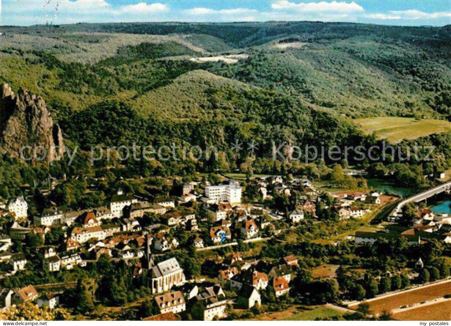 72849854 Bad Muenster Stein Ebernburg Fliegeraufnahme Bad Muenster-Ebernburg - Autres & Non Classés