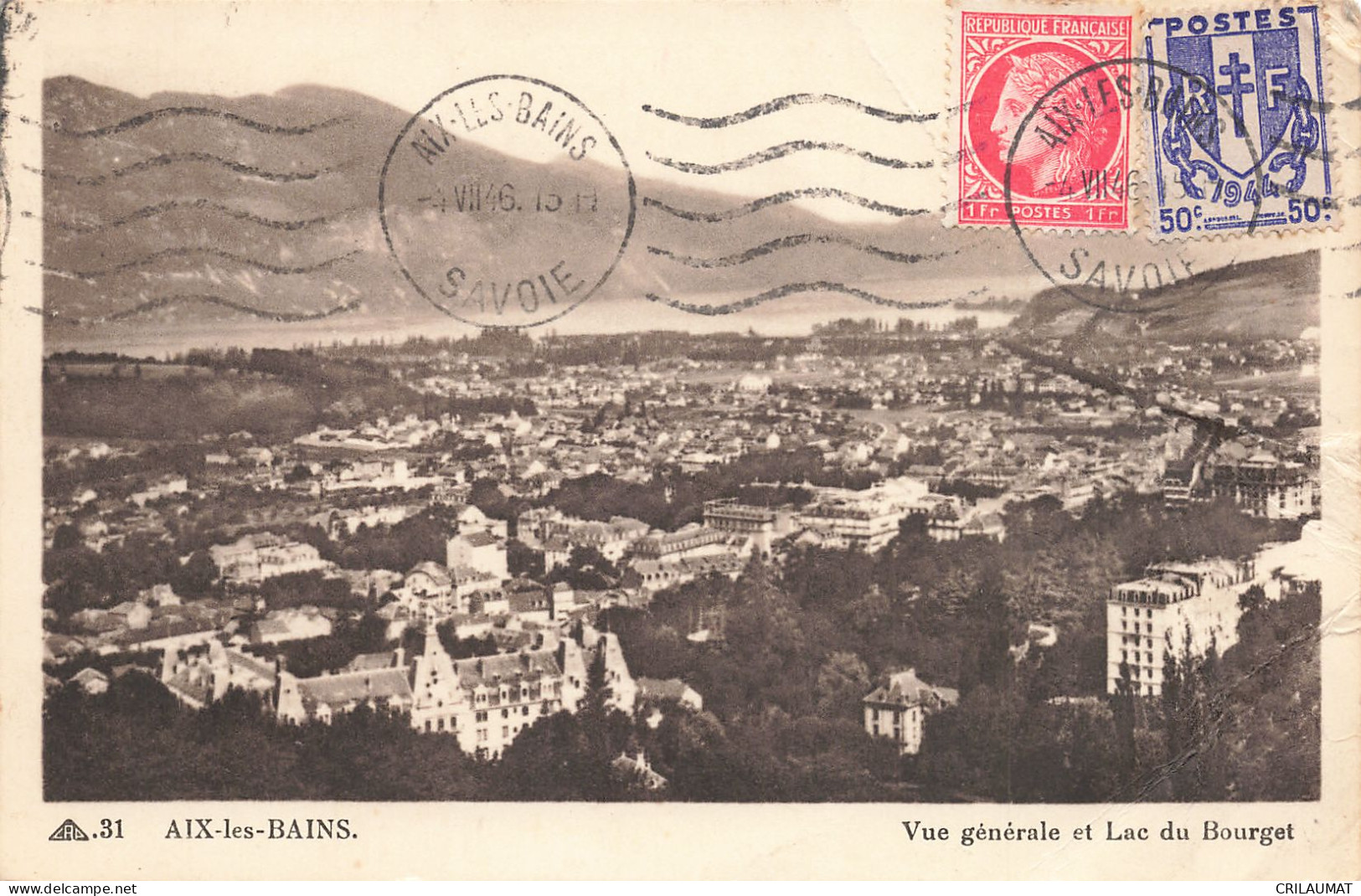 73-AIX LES BAINS-N°T5284-F/0191 - Andere & Zonder Classificatie