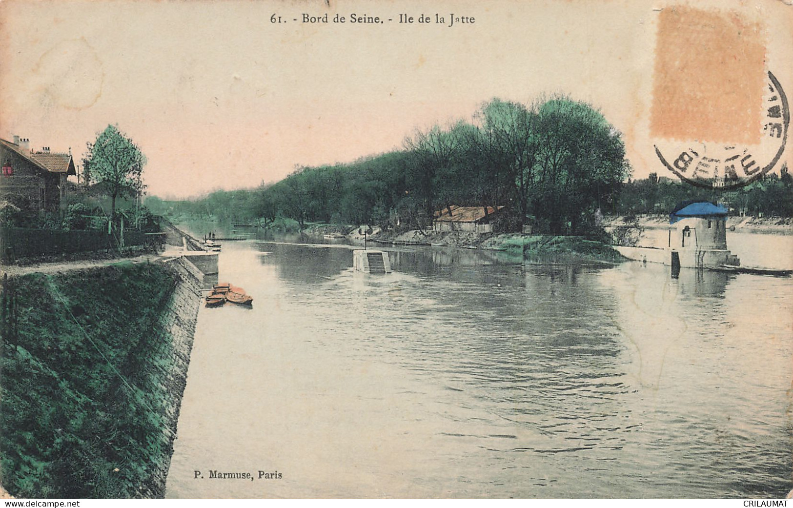 92-ILE DE LA JATTE BORD DE SEINE-N°T5284-E/0287 - Autres & Non Classés