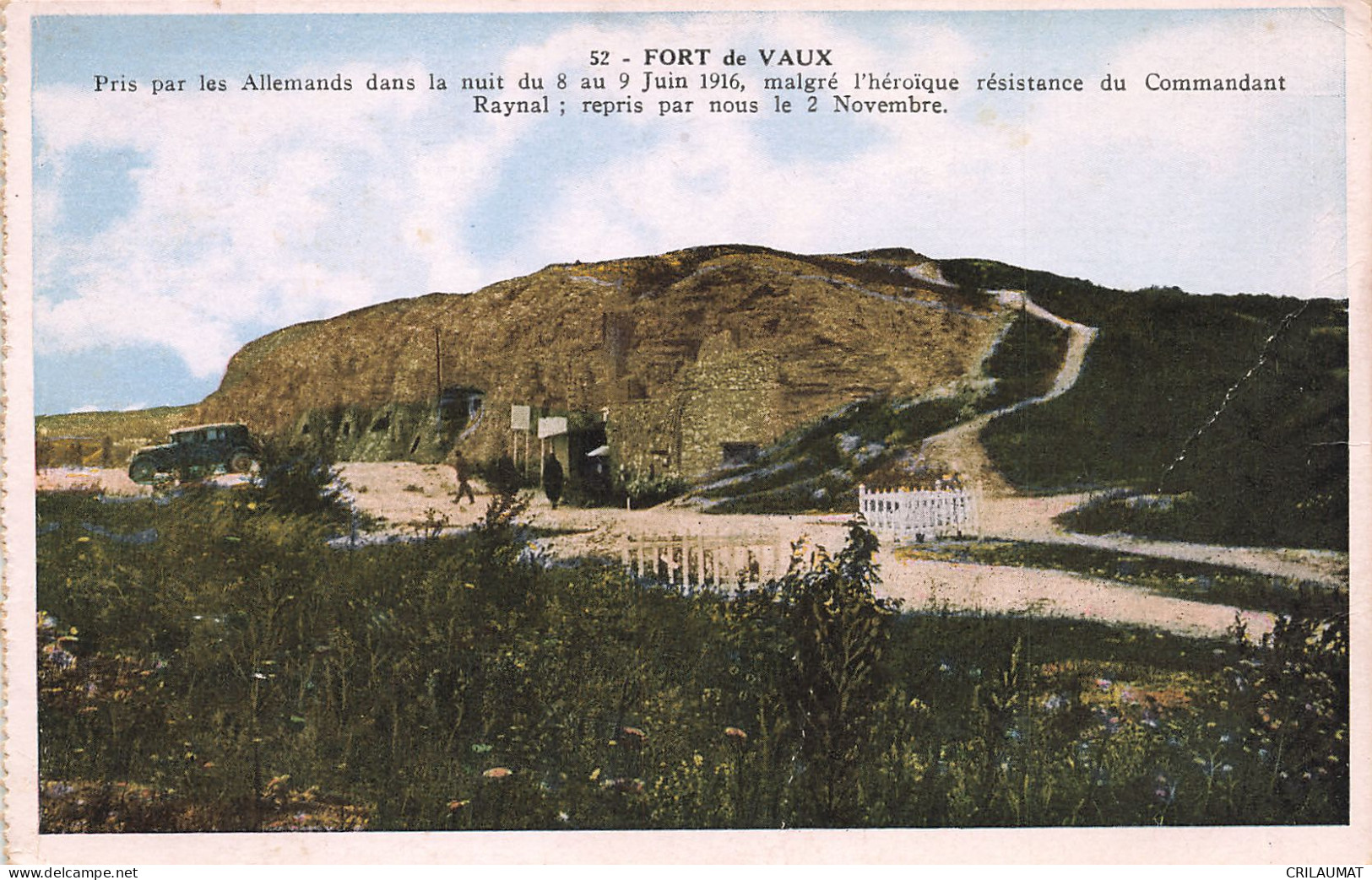 55-FORT DE VAUX-N°T5284-E/0225 - Otros & Sin Clasificación