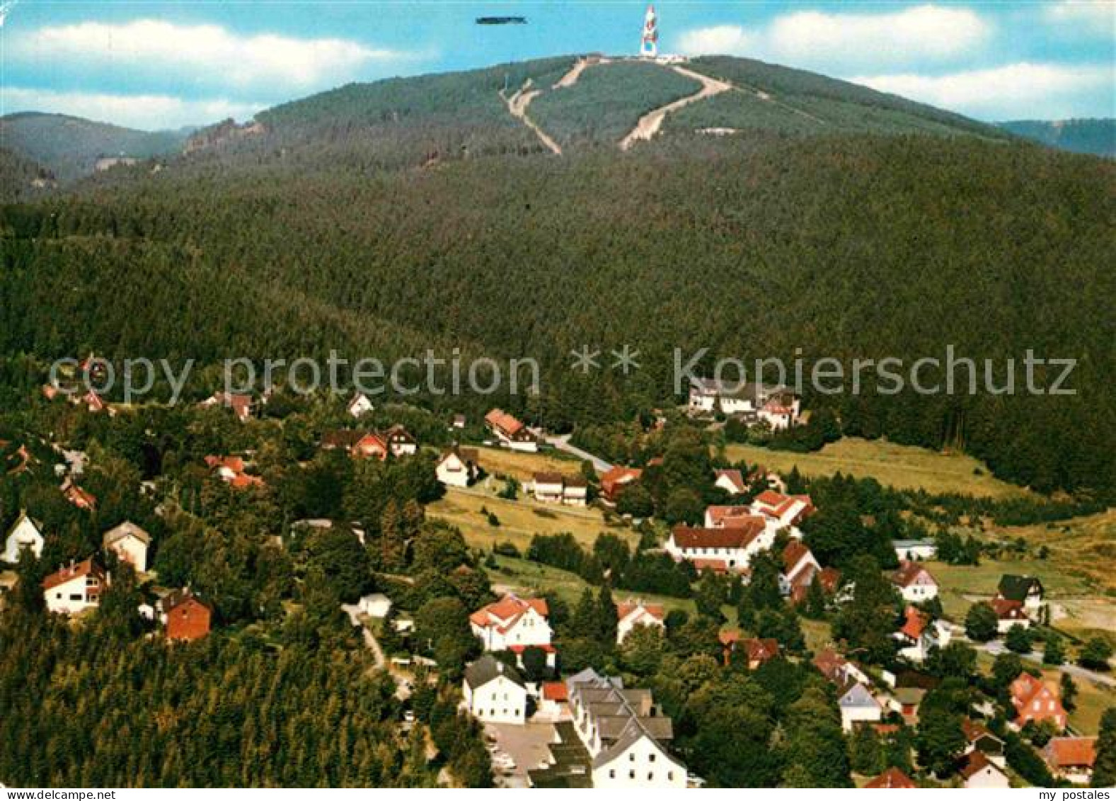 72849814 Hahnenklee-Bockswiese Harz Bocksberg Fliegeraufnahme Hahnenklee - Goslar