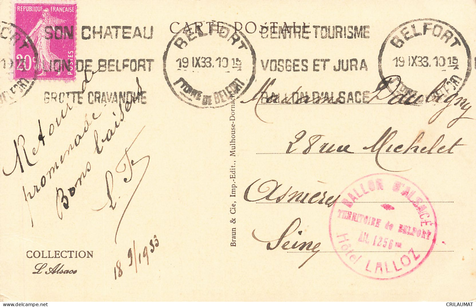 88-LAC D ALFELD-N°T5284-E/0191 - Other & Unclassified