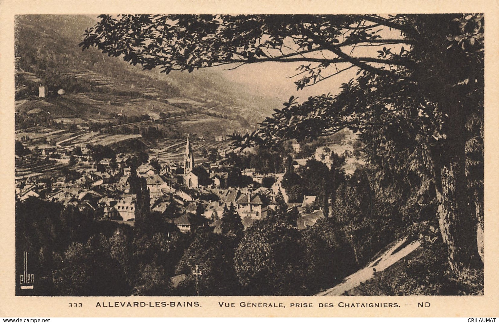 38-ALLEVARD LES BAINS-N°T5285-A/0309 - Allevard