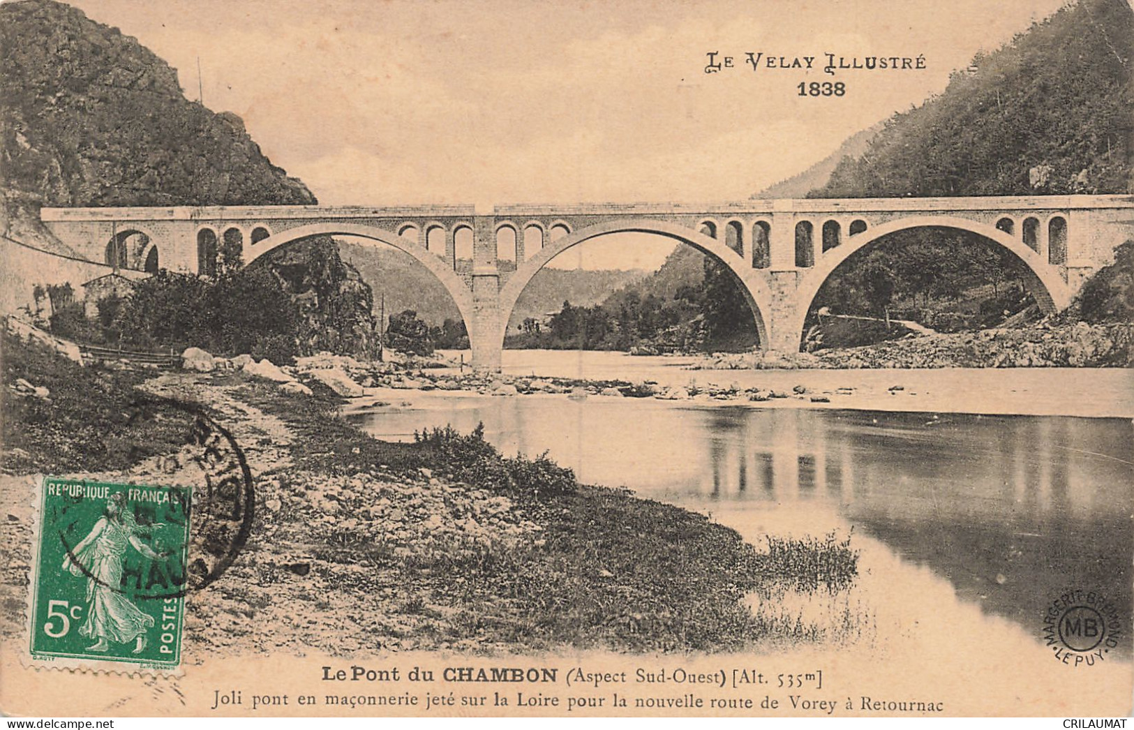 43-PONT DU CHAMBON-N°T5285-A/0061 - Autres & Non Classés