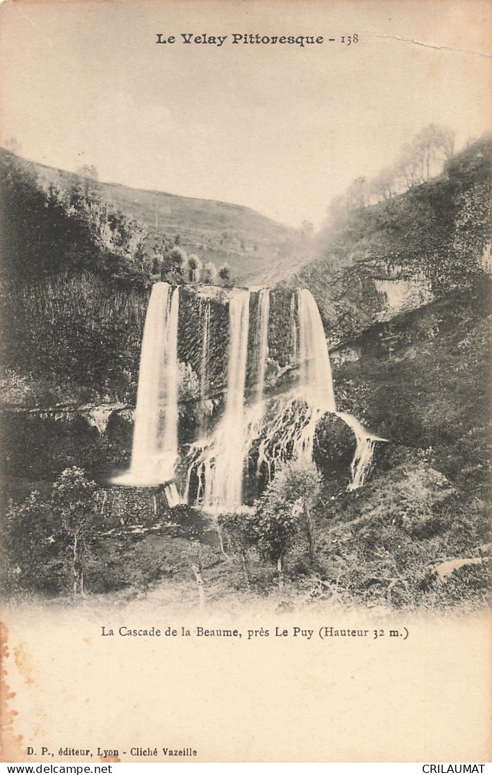 43-CASCADE DE LA BEAUME-N°T5284-H/0261 - Sonstige & Ohne Zuordnung