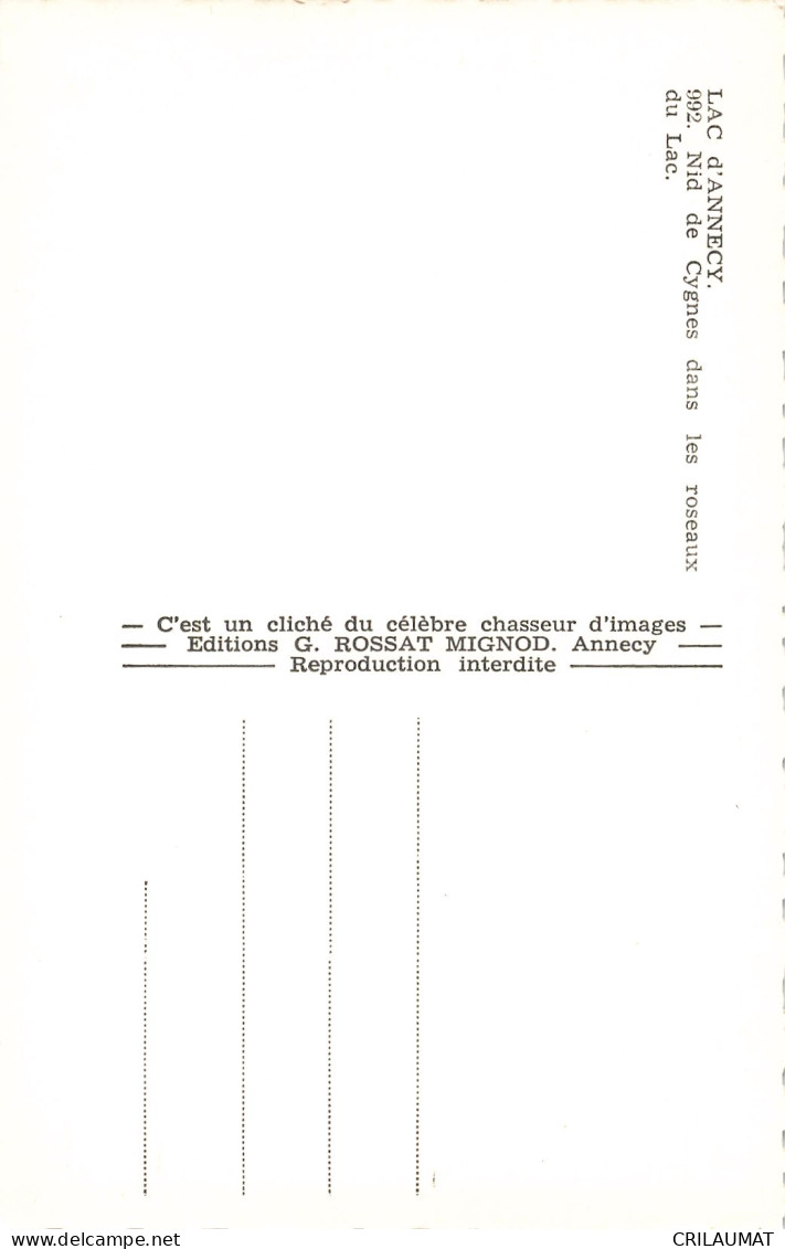 74-LAC D ANNECY-N°T5284-H/0059 - Autres & Non Classés