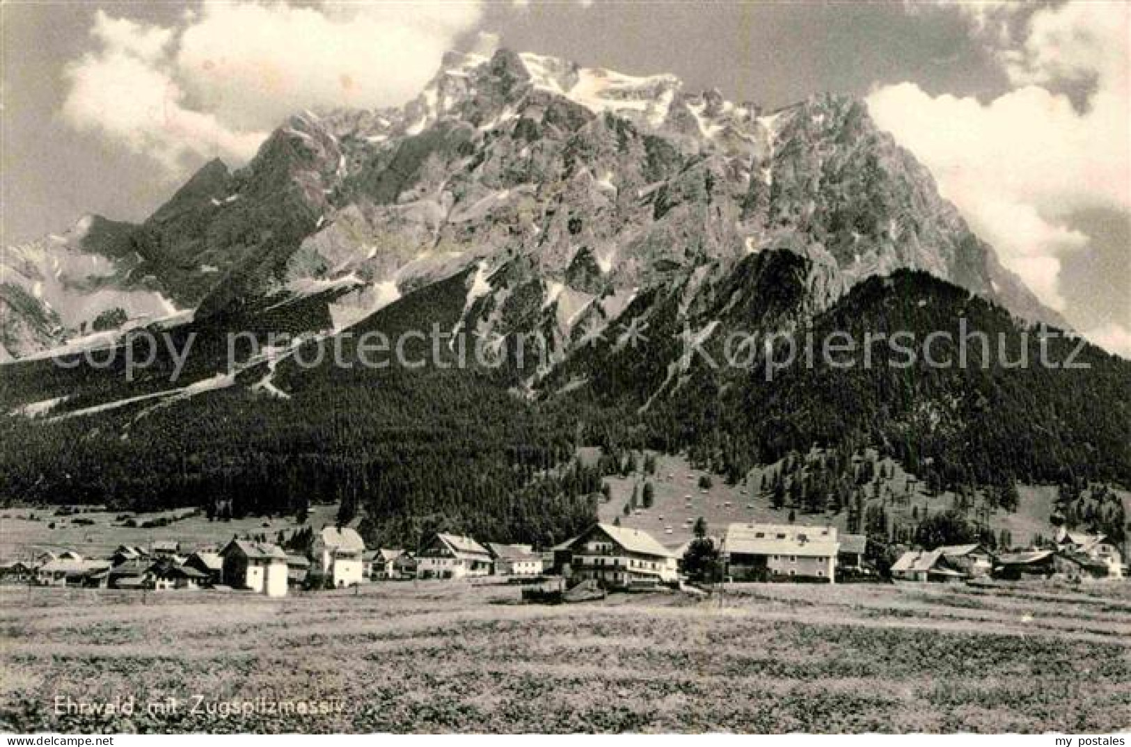 72849751 Ehrwald Tirol Mit Zugspitzmassiv Wettersteingebirge Ehrwald - Sonstige & Ohne Zuordnung