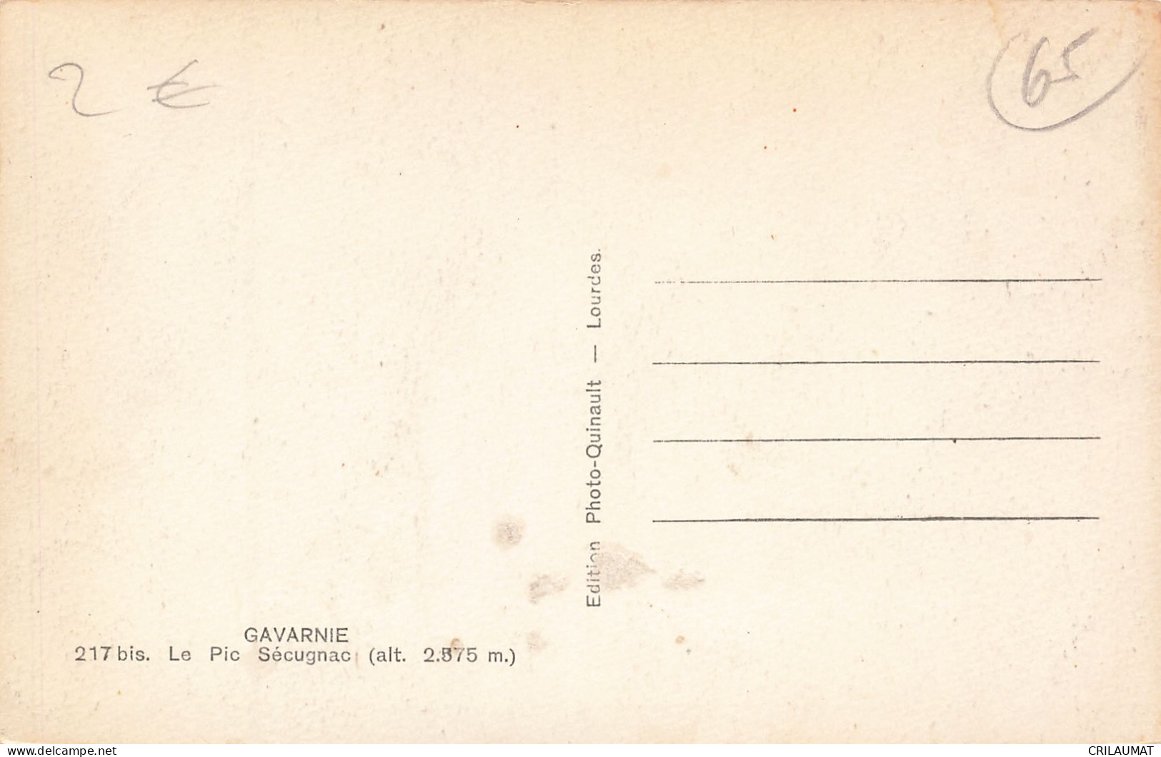 65-GAVARNIE-N°T5285-D/0069 - Gavarnie