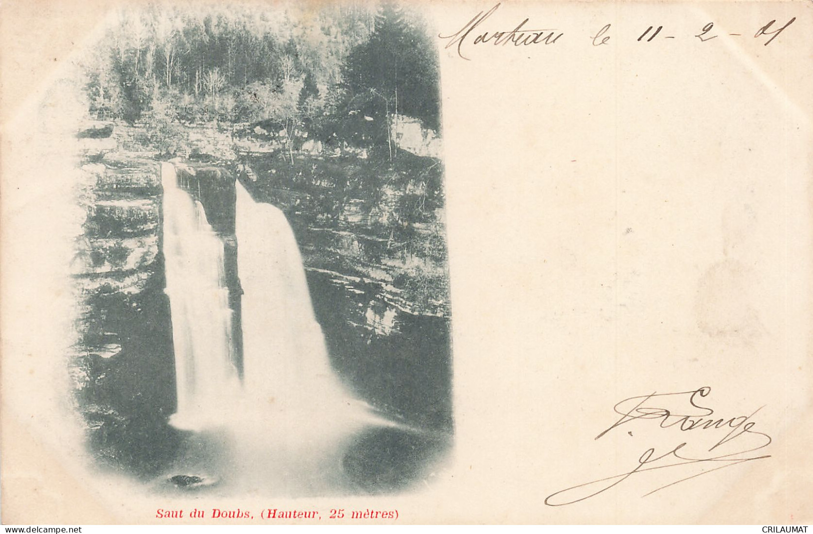 25-SAUT DU DOUBS-N°T5285-C/0351 - Other & Unclassified