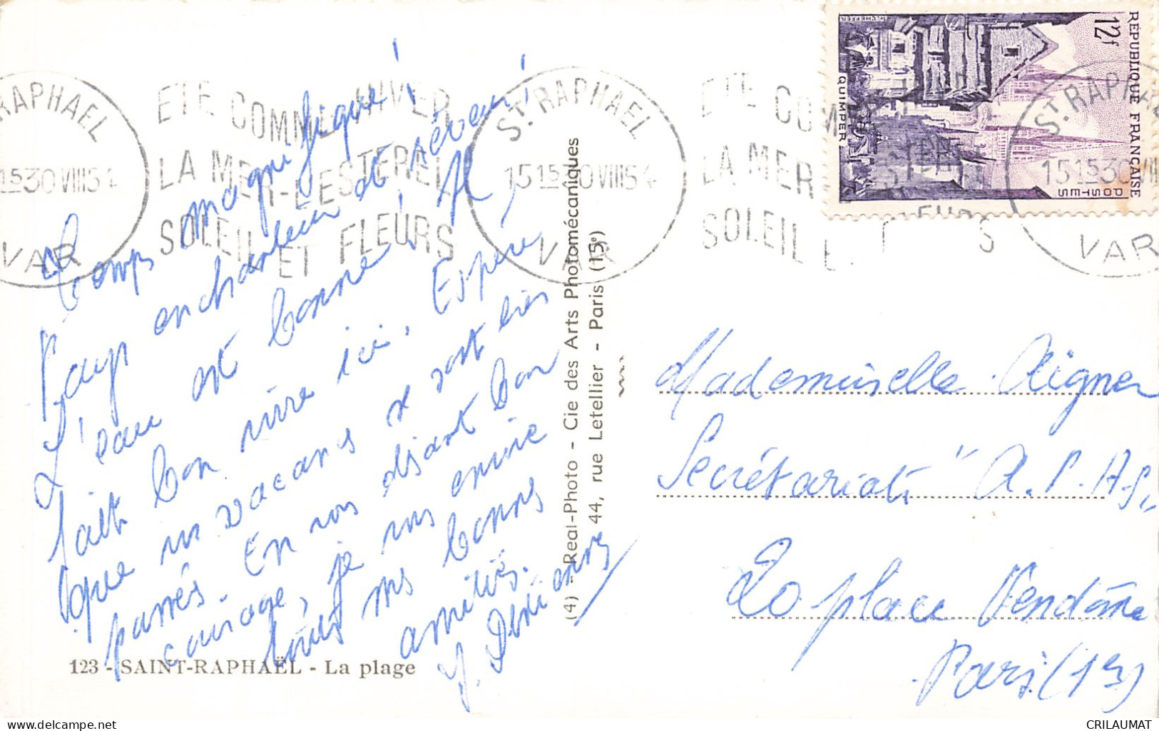 83-SAINT RAPHAEL-N°T5285-C/0217 - Saint-Raphaël