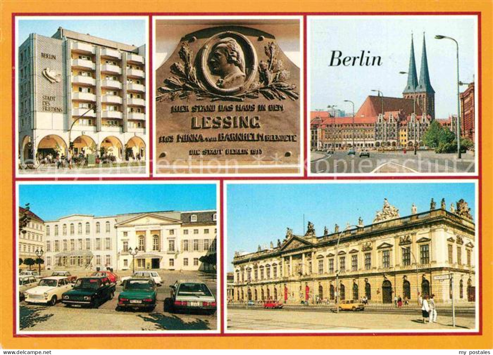 72849707 Berlin Nikolaiviertel Lessing Gedenktafel Nikolaiviertel Deutsches Thea - Otros & Sin Clasificación