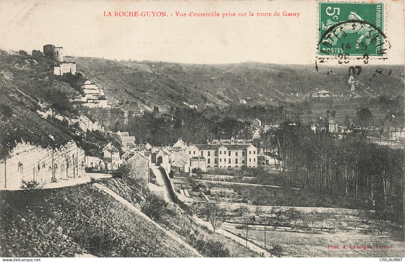 95-LA ROCHE GUYON-N°T5285-C/0141 - La Roche Guyon