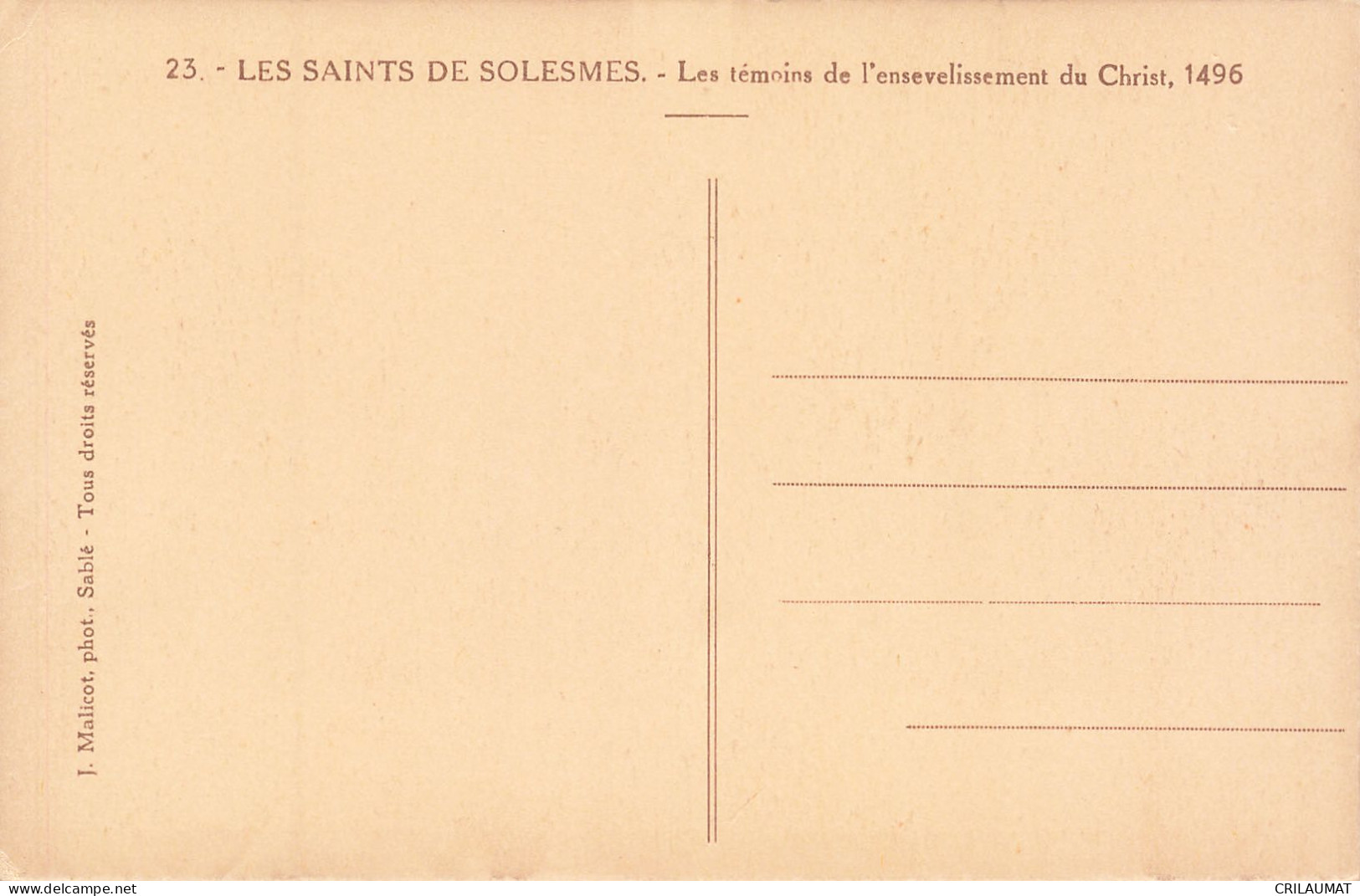 72-SOLESMES-N°T5285-C/0033 - Solesmes