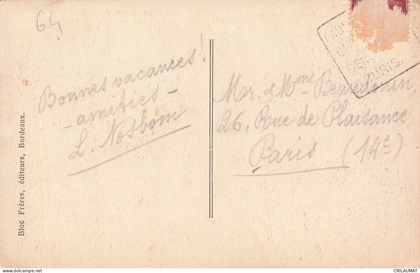 64-COL D AUBISQUE-N°T5285-B/0379 - Other & Unclassified