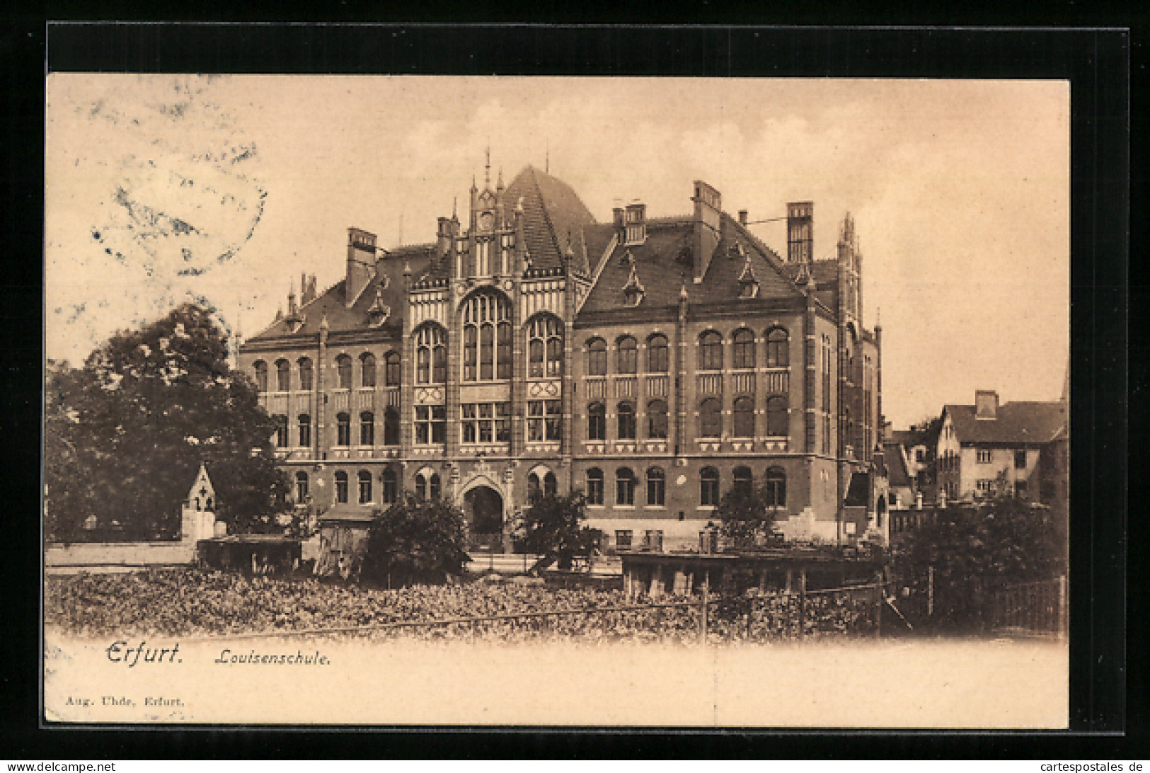 AK Erfurt, Blick Auf Die Luisenschule  - Erfurt