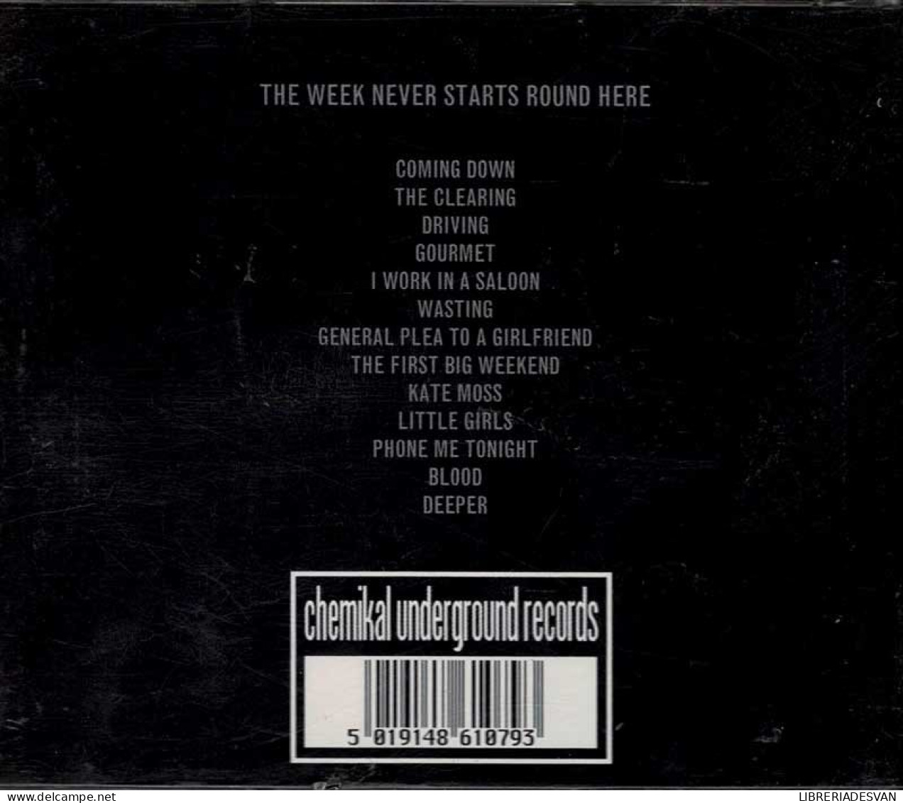 Arab Strap - The Week Never Starts Round Here. CD - Dance, Techno & House