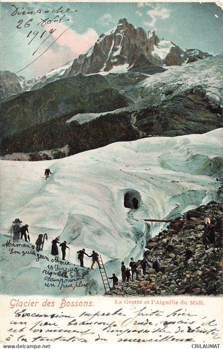 74-GLACIER DES BOSSONS-N°T5285-G/0115 - Other & Unclassified
