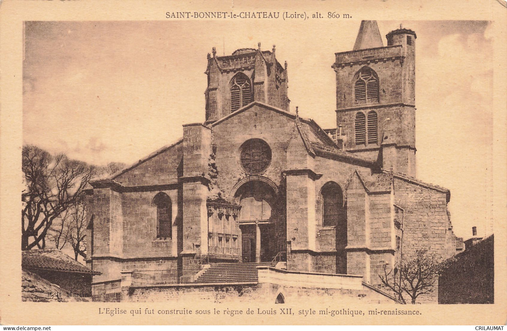 42-SAINT BONNET LE CHATEAU-N°T5285-F/0321 - Sonstige & Ohne Zuordnung