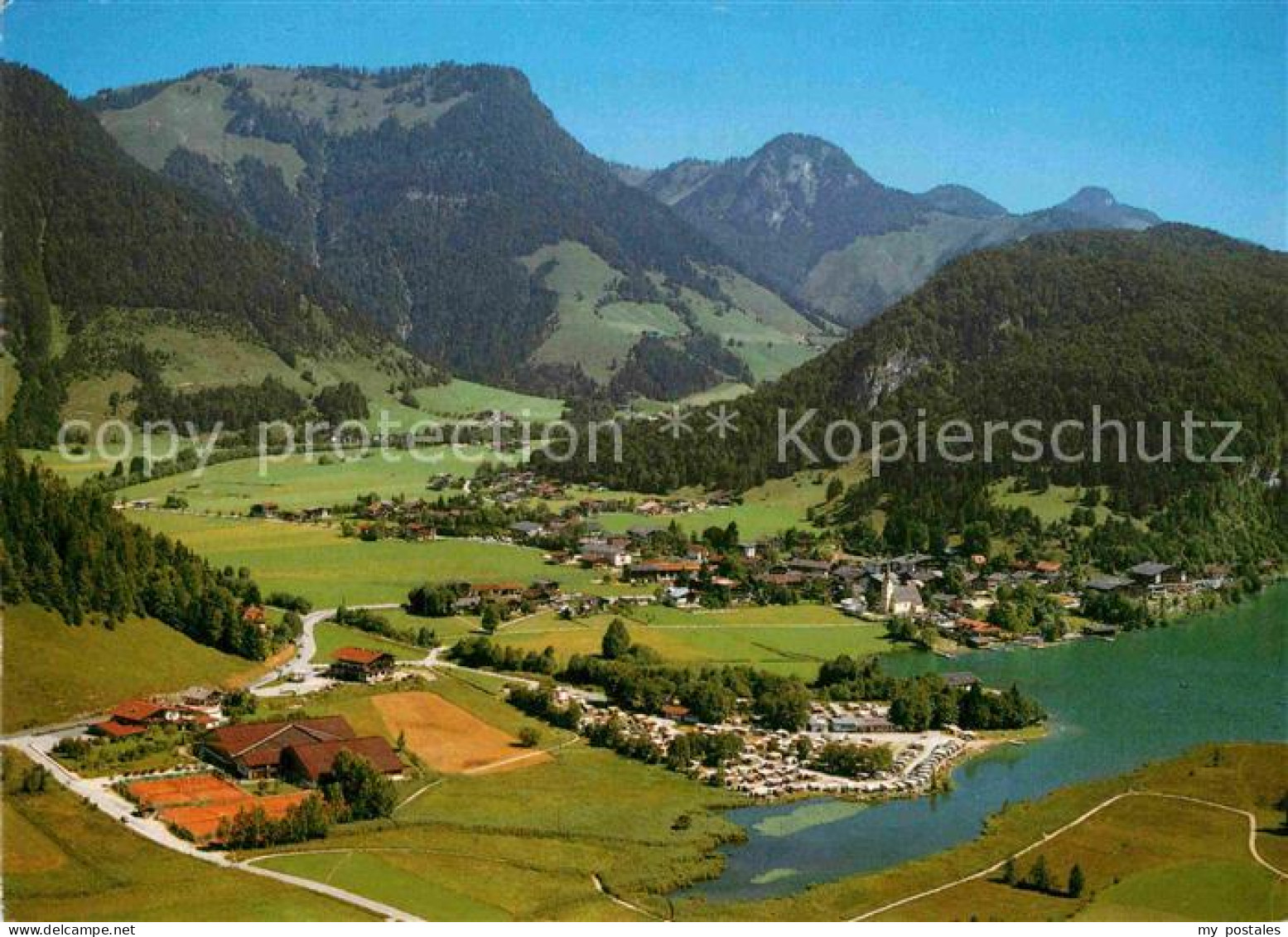 72849655 Walchsee Tirol Fliegeraufnahme Walchsee - Autres & Non Classés