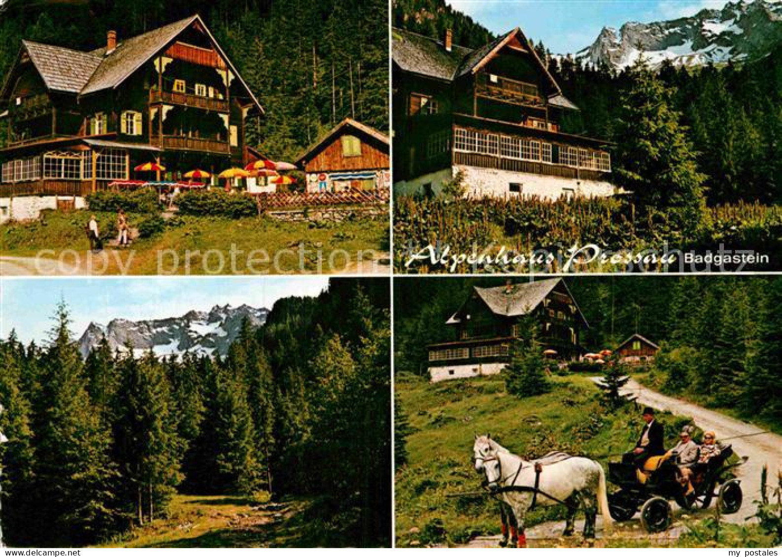 72849635 Badgastein Alpenhaus Prossau Pferdewagen Gaststaette Lansersee - Otros & Sin Clasificación