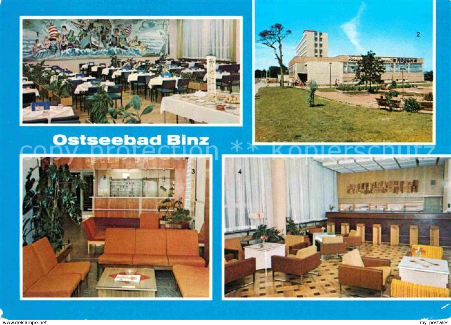 72849571 Binz Ruegen FDGB Urlauberrestaurant Ruegen  FDGB Erholungsheim Arkona B - Andere & Zonder Classificatie