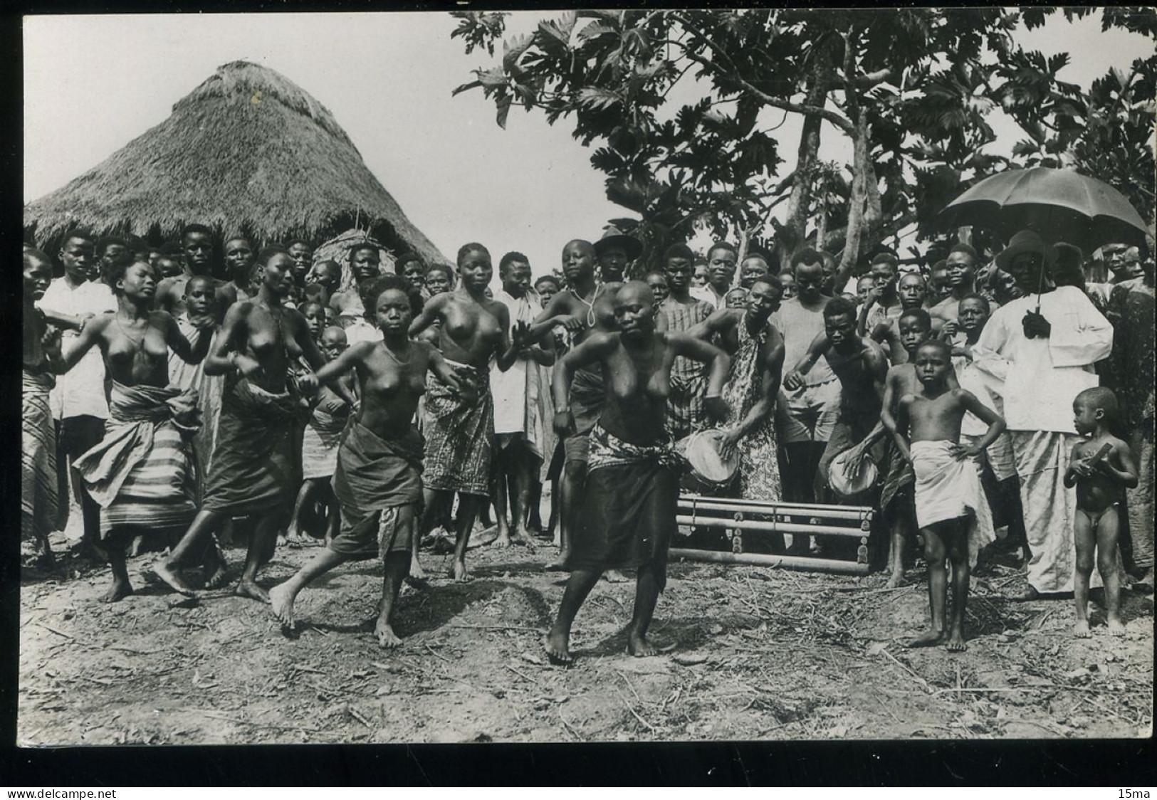 Dahomey Danses Près De Porto Novo LABITTE 1949 - Dahome