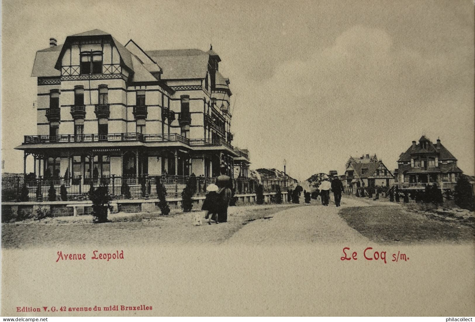 De Haan - Coq S/Mer //   Avenue Leopold  Ca 1900 - De Haan