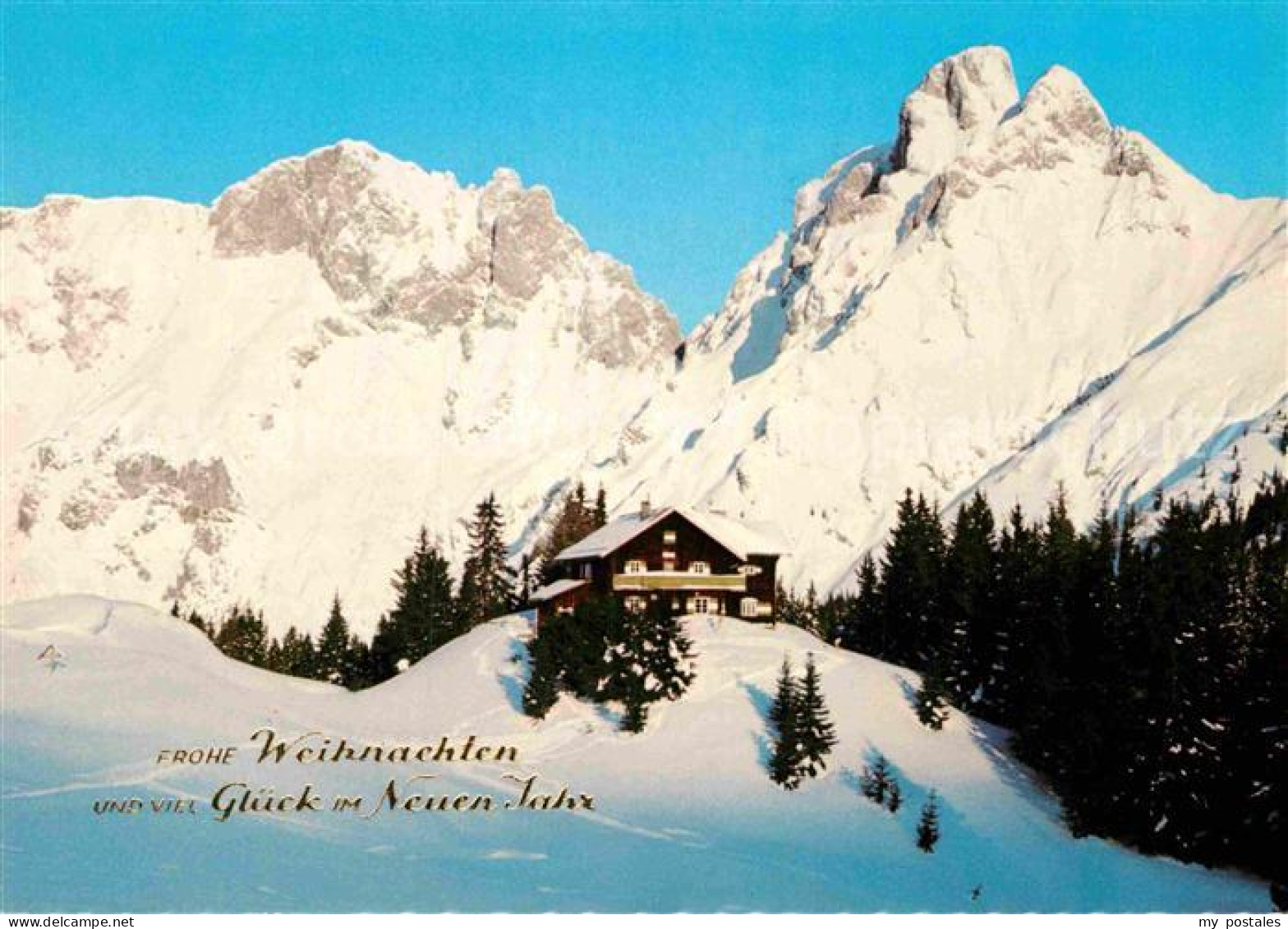 72849497 Johnsbach Steiermark Glueckwuensche Neuen Jahr Weihnachten Winter Moedl - Altri & Non Classificati