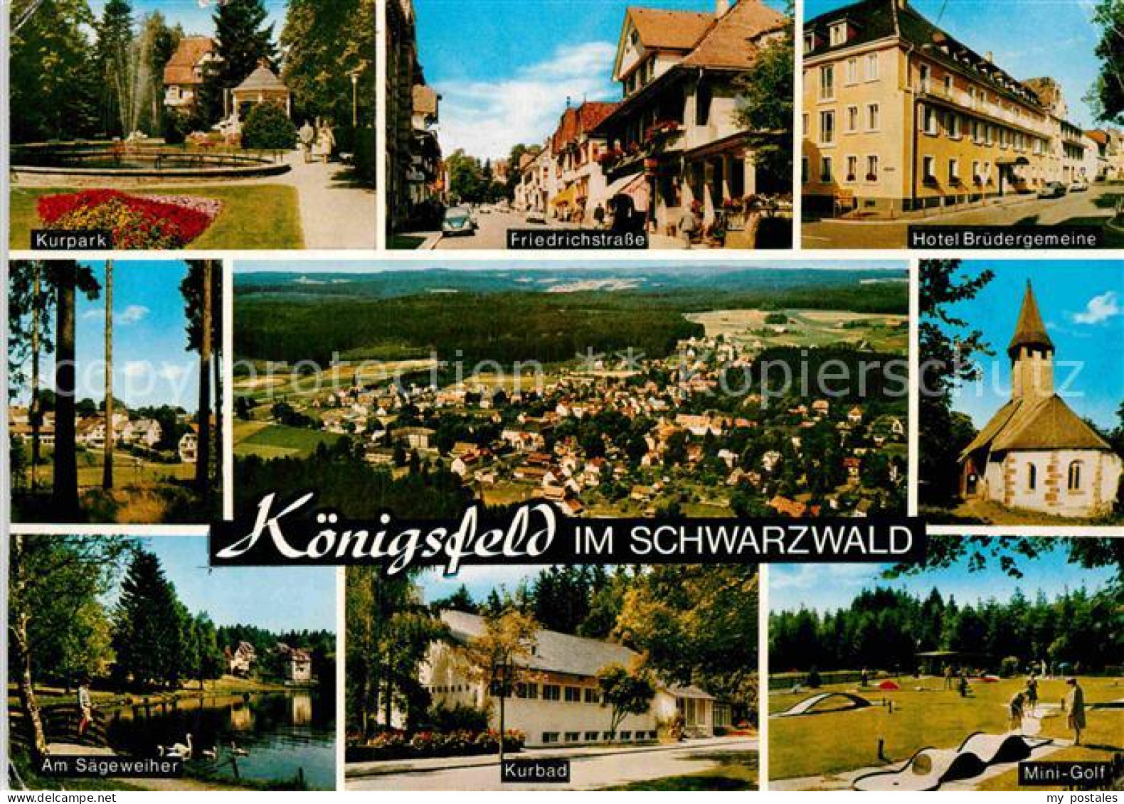 72849390 Koenigsfeld Schwarzwald Kurpark Mini Golf Hotel Brudergemeinde Buchenbe - Andere & Zonder Classificatie