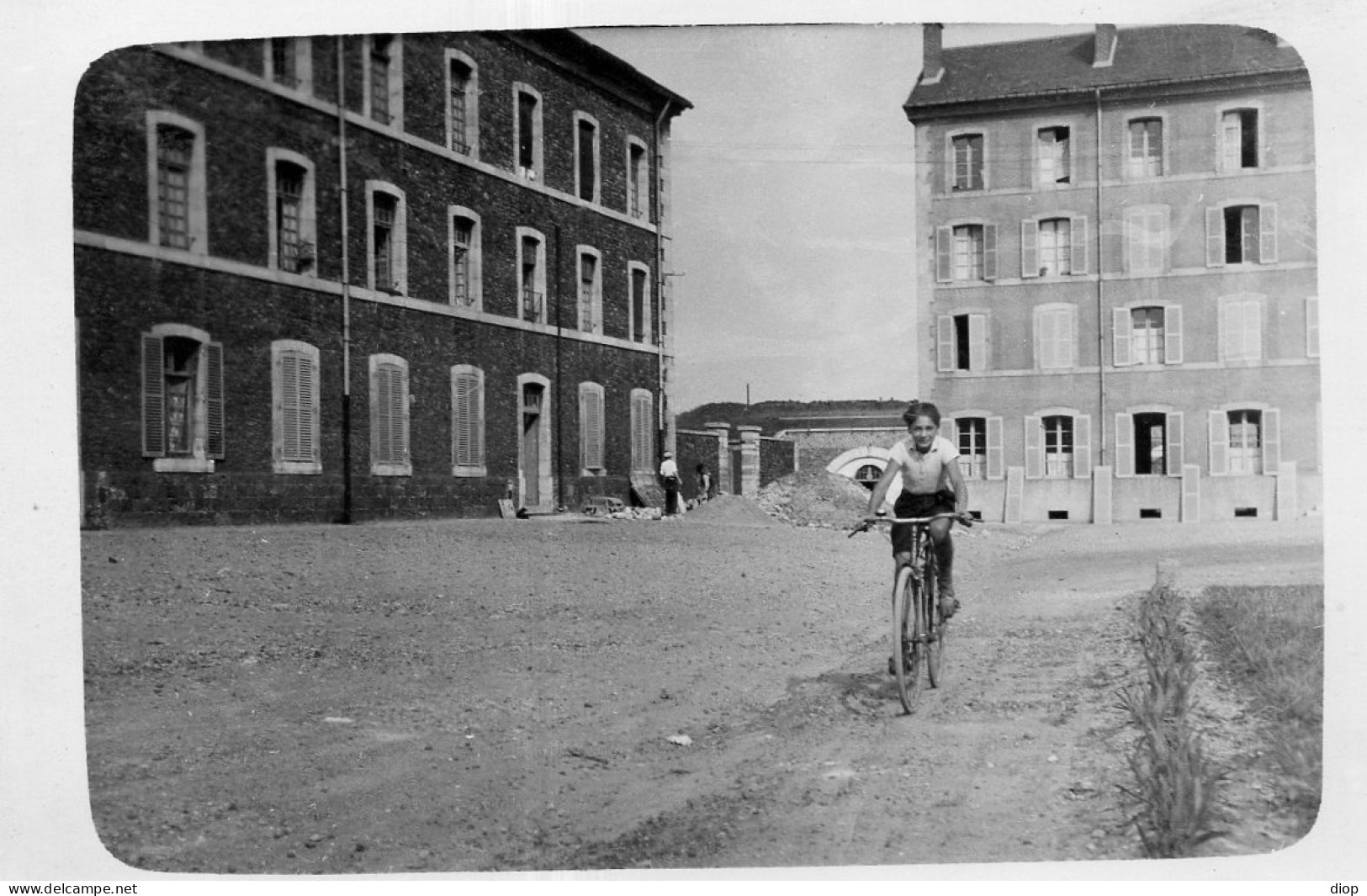 Photo Vintage Paris Snap Shop - Femme Bicyclette Velo Bicycle - Sonstige & Ohne Zuordnung