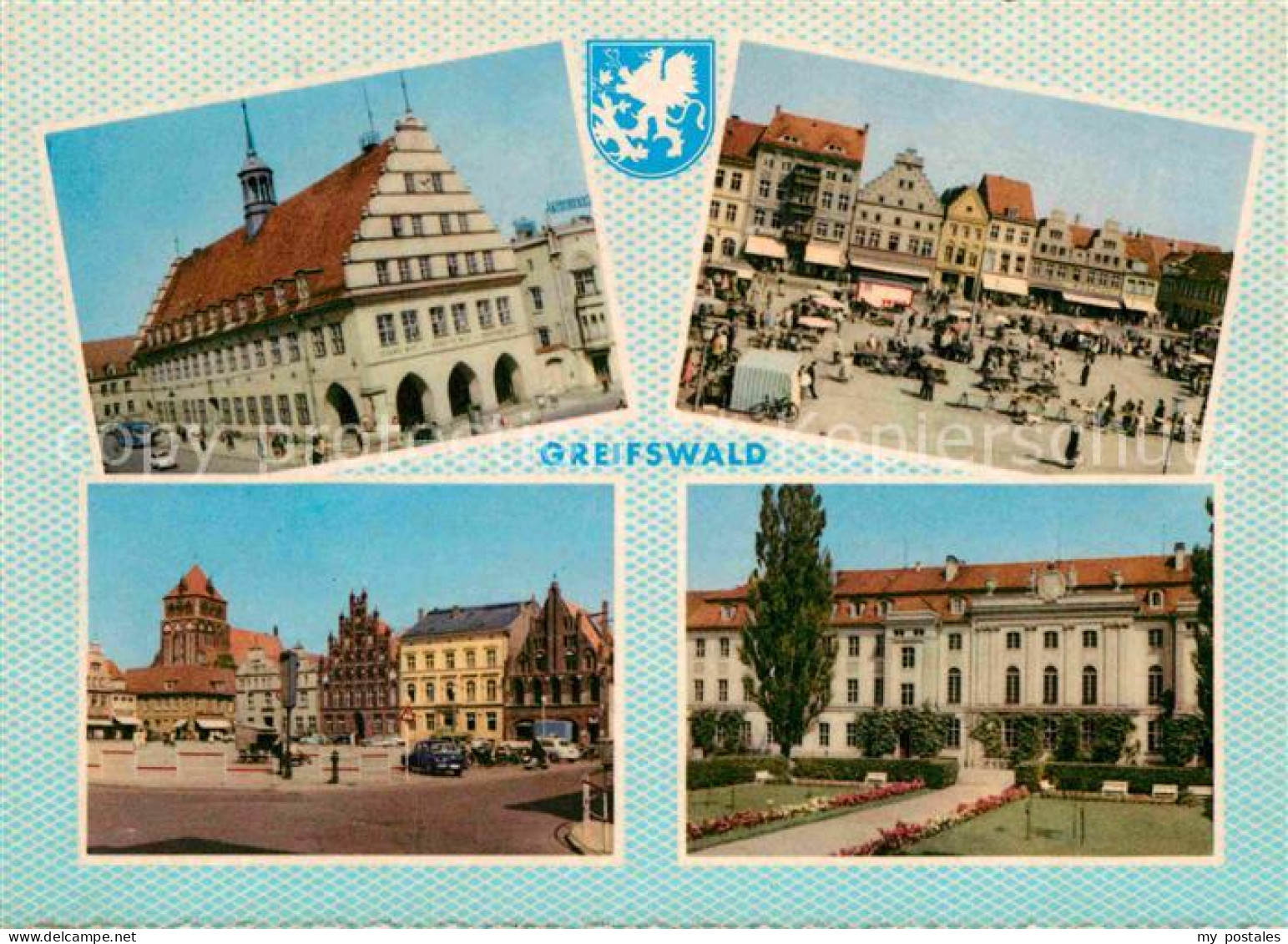 72849321 Greifswald Rathaus Marktplatz Park Greifswald - Greifswald