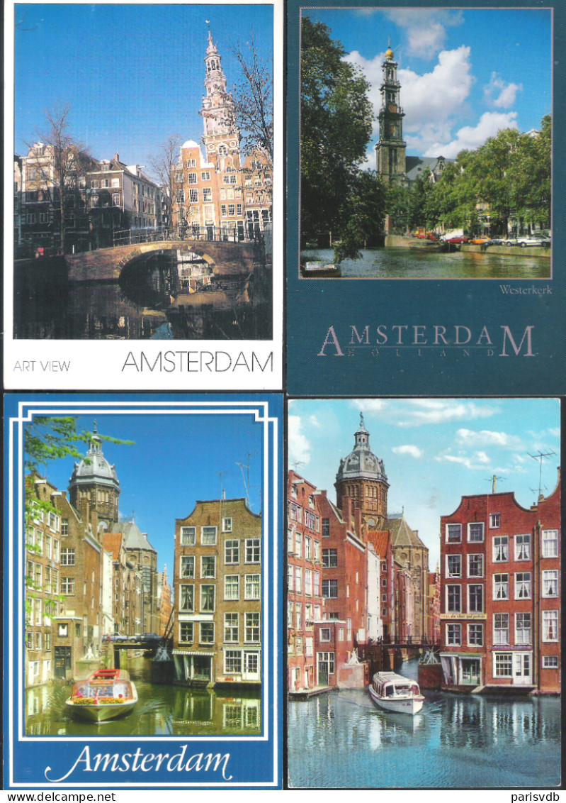AMSTERDAM   - 4 POSTKAARTEN  (NL 10527) - Amsterdam