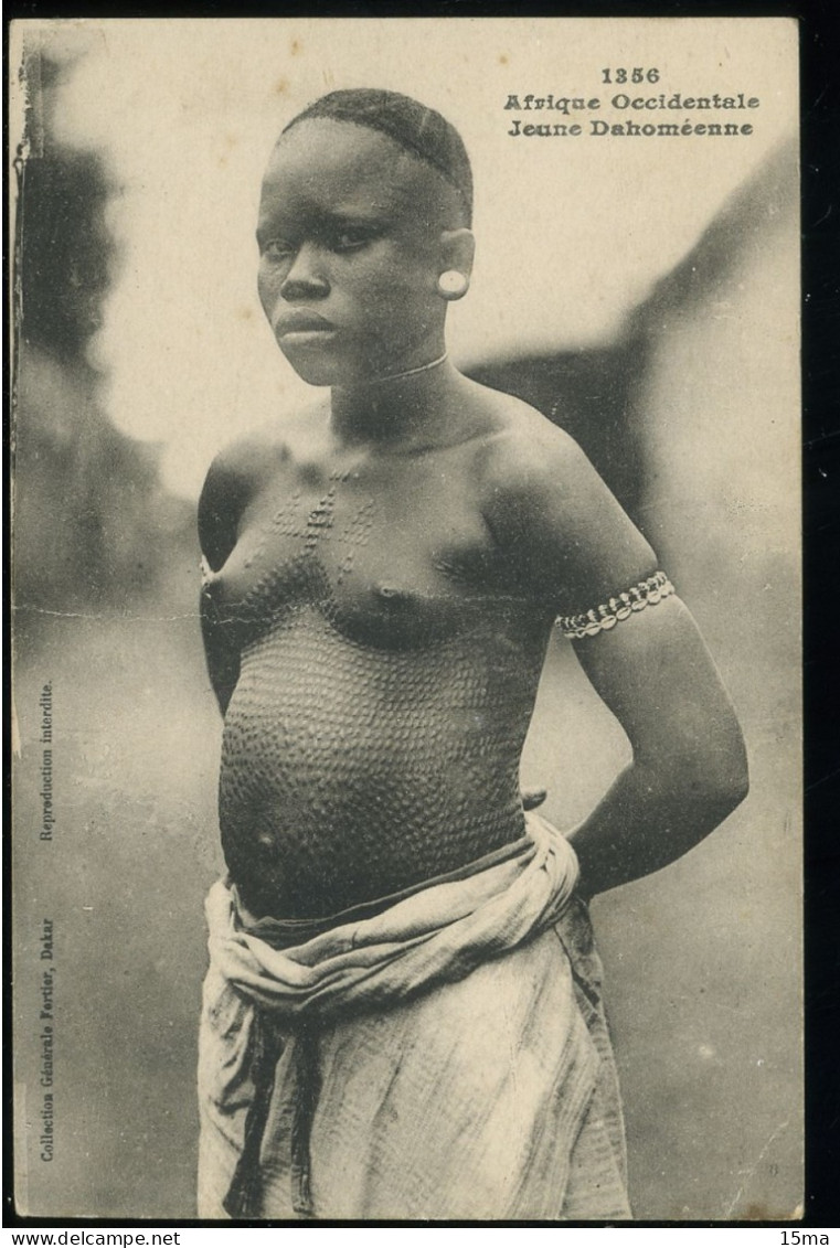 Dahomey Jeune Dahoméenne Afrique Occidentale Fortier - Dahome