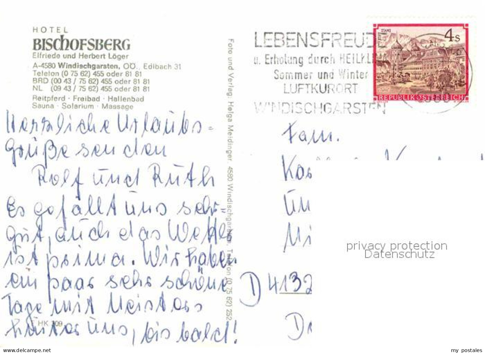 72849242 Windischgarsten Hotel Bischofsberg Windischgarsten - Autres & Non Classés