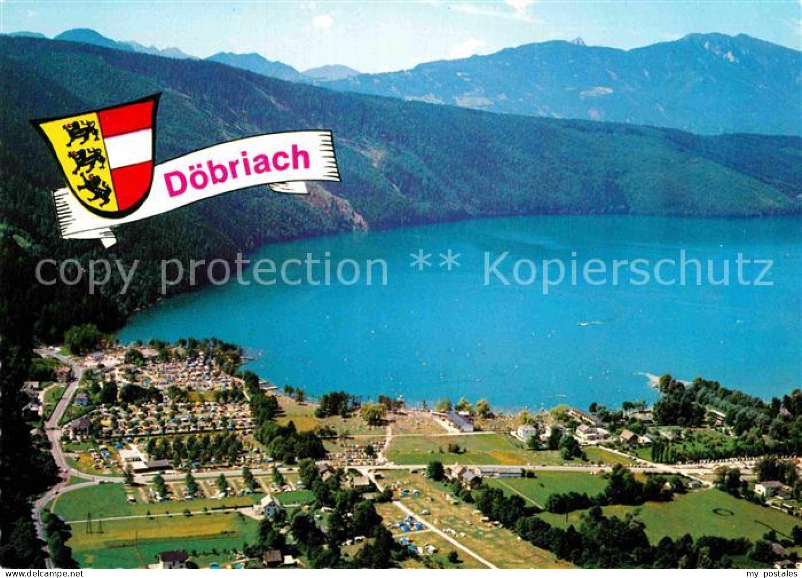 72849238 Doebriach Millstaettersee Fliegeraufnahme Campingplatz Radenthein - Autres & Non Classés